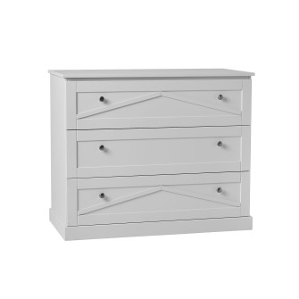 Chest of drawers with 3 drawers (Oxford collection)